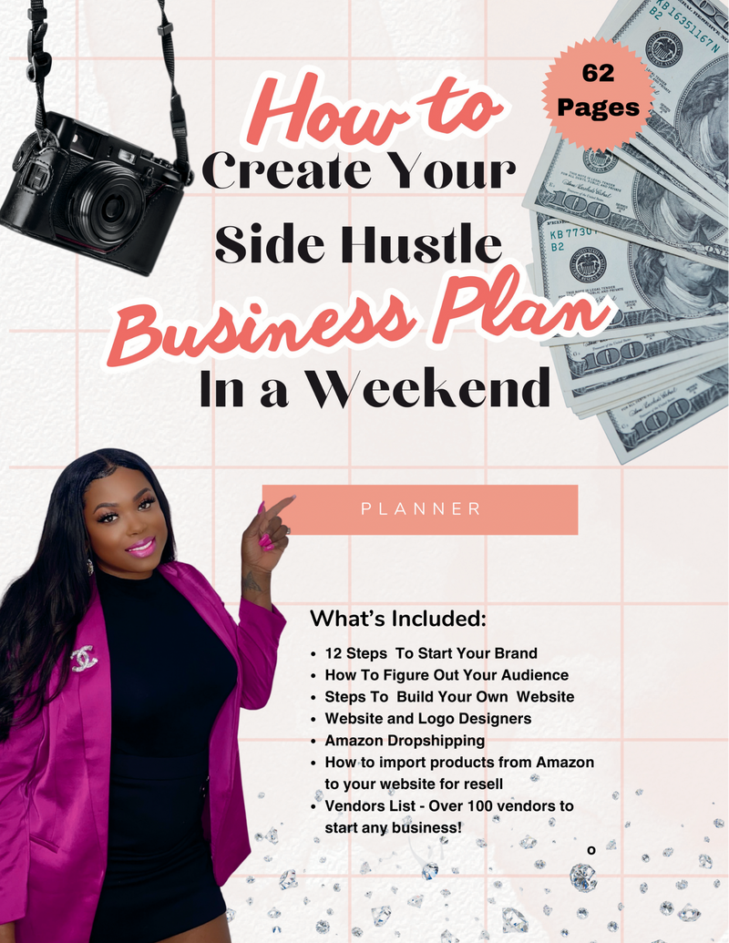 How To Create Your Side Hustle! Pre-Order (Physical Product)