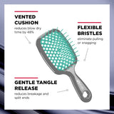 FHI HEAT Unbrush, Red - Detangling Hair Brush Red