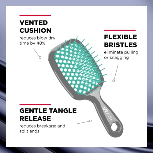 FHI HEAT Unbrush, Red - Detangling Hair Brush Red
